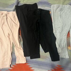 Assorted Leggings Set - Pink, Black, Gray